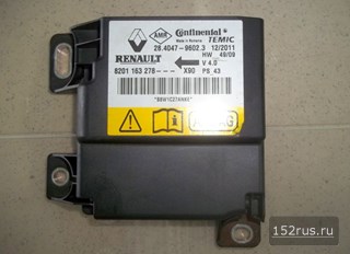 Блок Управления SRS, Air Bag Для Renault Logan (Логан)